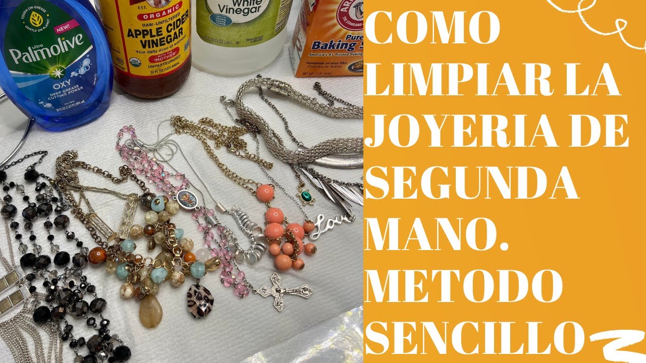1a. Parte Limpieza de joyeria de segunda mano. #limpieza  #limpiezadejoyeria, #joyeriausada,#jewelry