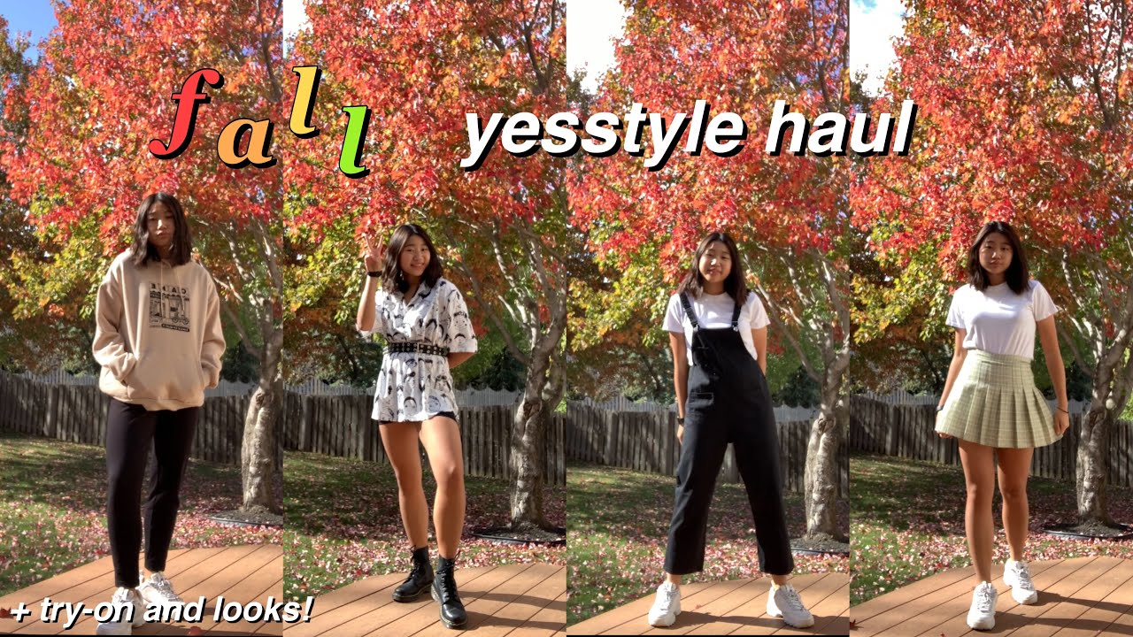 fall yesstyle haul (+ try-on and fits!) 🍄