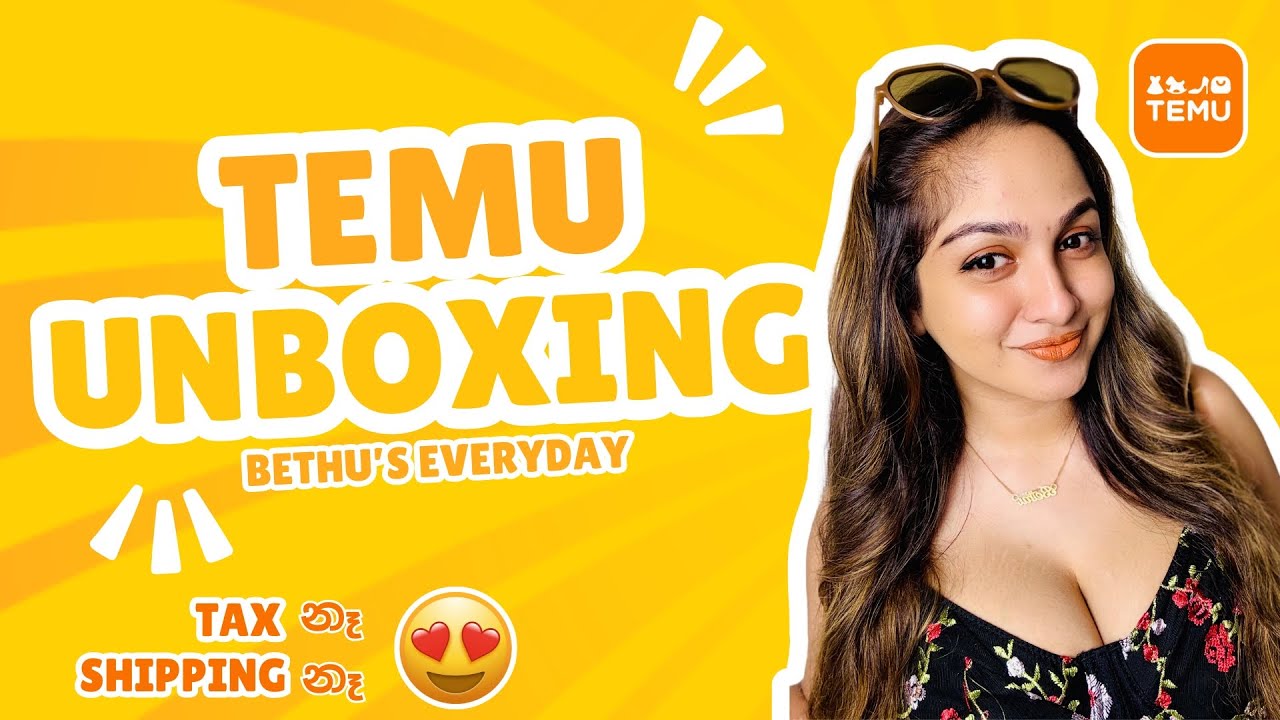 මගේ පළවෙනි Temu Order එක | Tax Free Shipping Free | Shein VS Temu