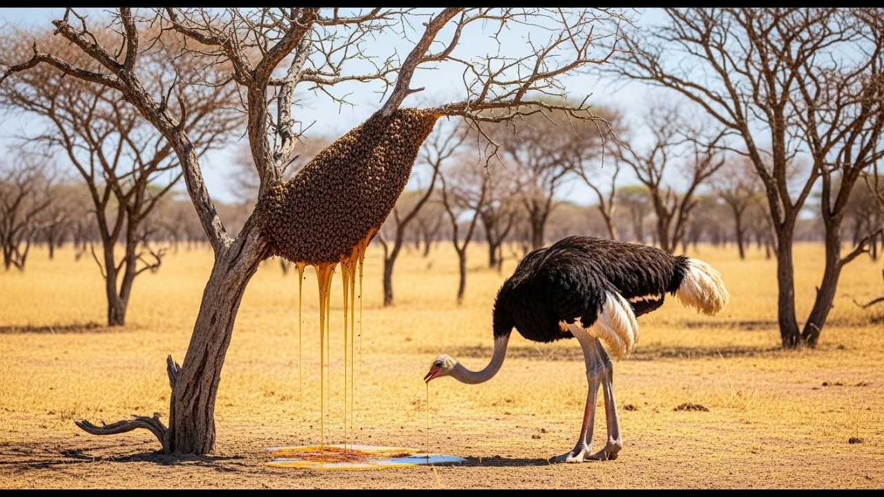 Ostriches vs Bees Epic Wildlife Rescue in Action