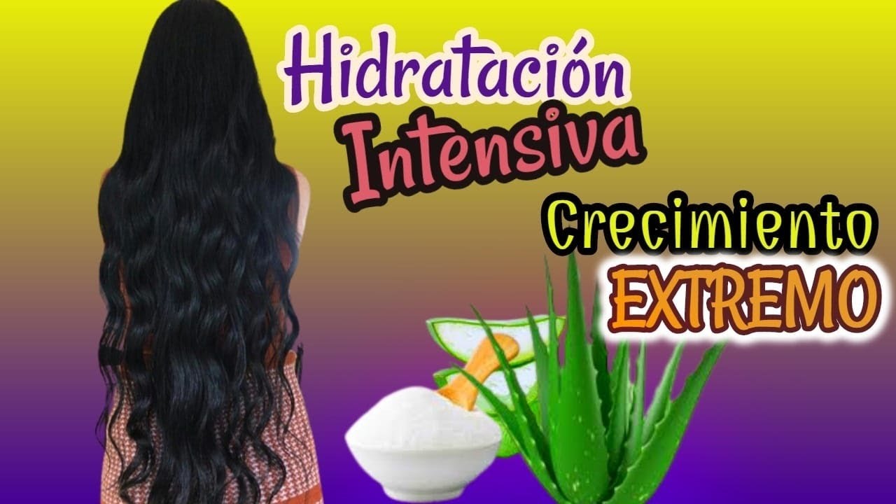 😍SABILA/ALOE VERA y AZUCAR para el Cabello//Cabello LARGO Y HERMOSO