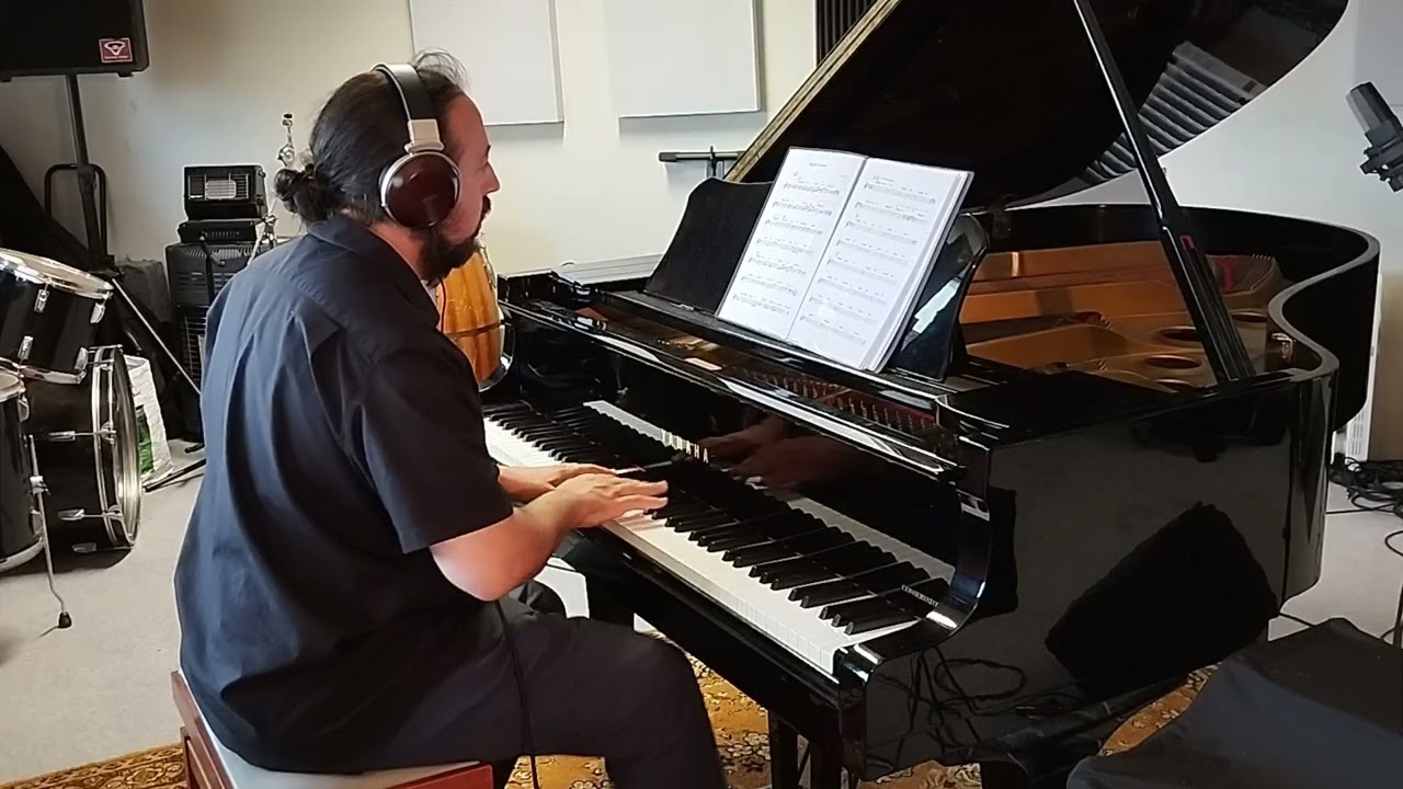 Happy Coltrane - Composition de Luc Marin - Piano jazz - Piano basse batterie (bande son)