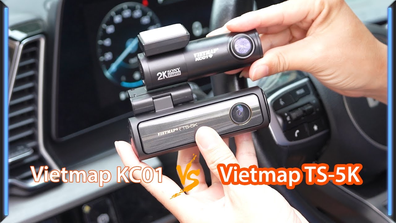 So sánh Camera hành trình Vietmap TS5K và KC01 cảnh báo giao thông