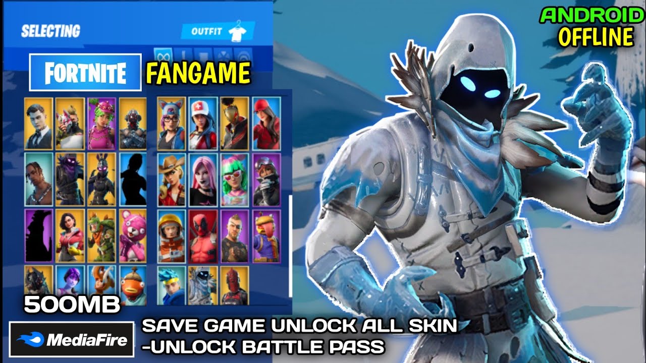 Fortnite FanGame Android New Update Unlock All Skin+Battle Pass - Fortnite FanMade Android Offline