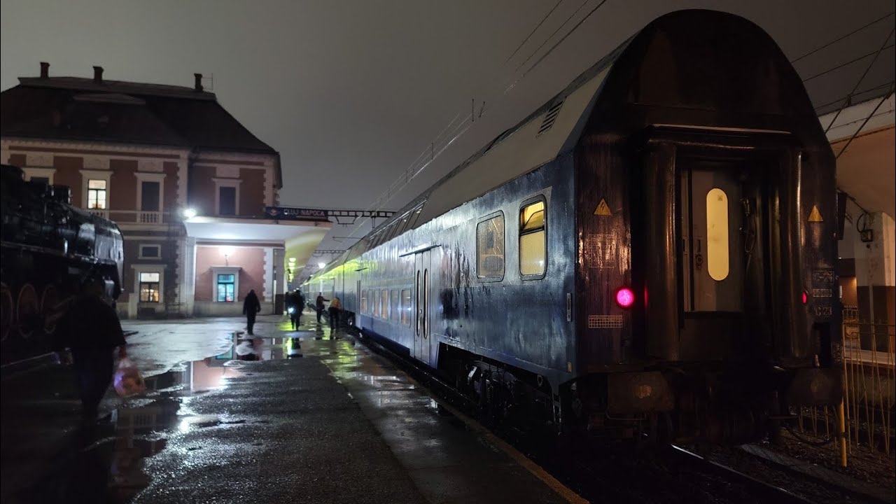 R 4105 Bistrita Nord - Cluj Napoca soseste in statie la linia 1 cu 27 minute intarziere