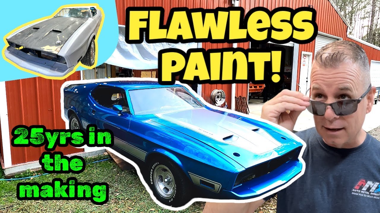 Amazing transformation on this 1973 Mustang Mach 1. Wrapping up a 25 year restoration project.