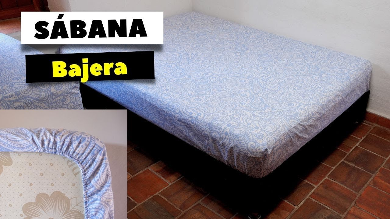 ¡Haz tu propia sábana bajera con elástico fácil en casa!