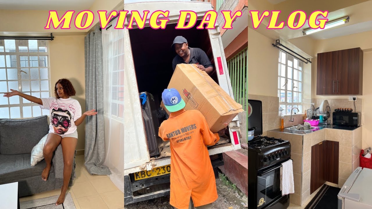 MOVING DAY VLOG ft BANTUB Movers, First Night In My New House, Cleaning & Organizing & more