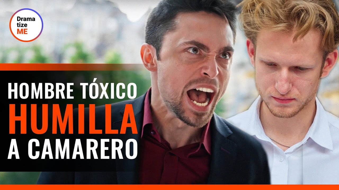 Hombre tóxico humilla a camarero, luego el karma lo golpea severamente | @DramatizeMe Español