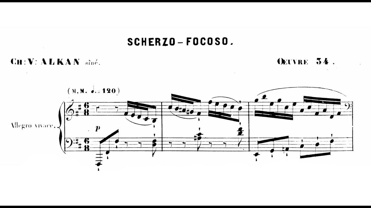 Charles-Valentin Alkan - Scherzo-focoso, Op. 34