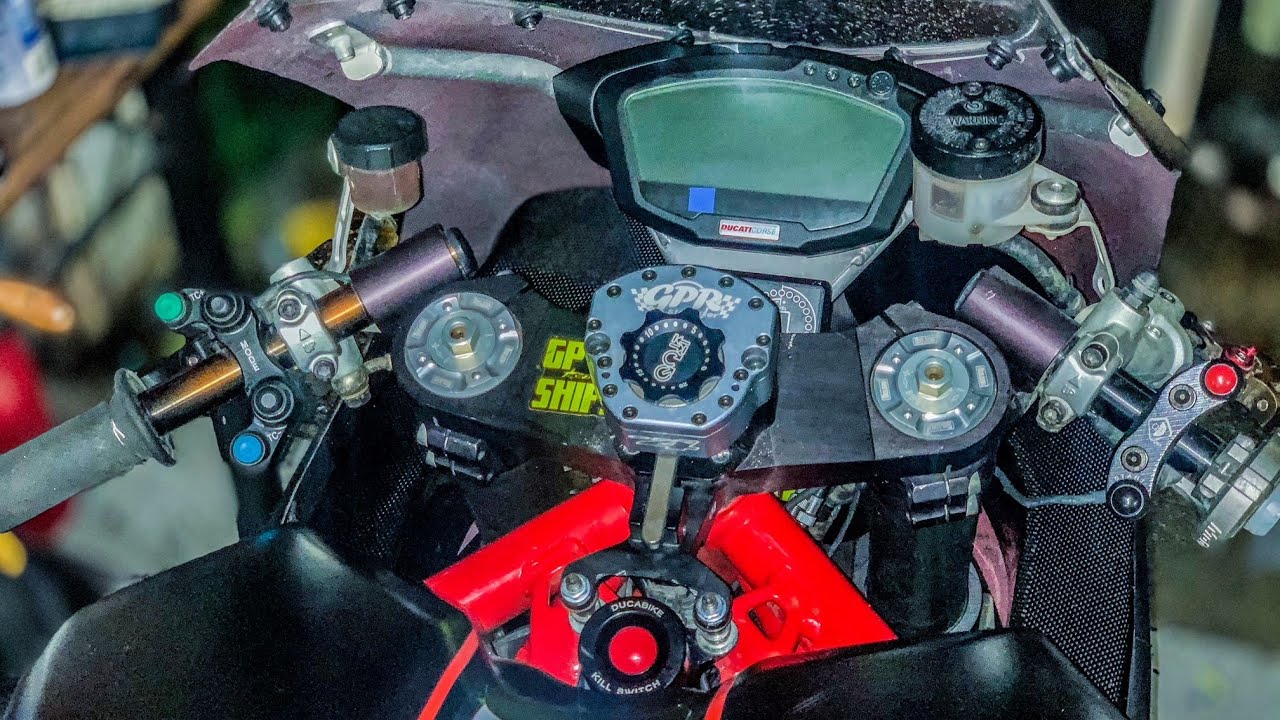 The DUCATI gets RACE BUTTONS!