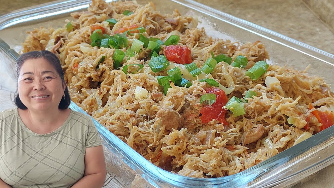 FIZ PERNIL SUÍNO DESFIADO ÓTIMA OPÇÃO PRA COMER NO PÃO, COM ARROZ OU PRA RECHEAR SUAS RECEITAS