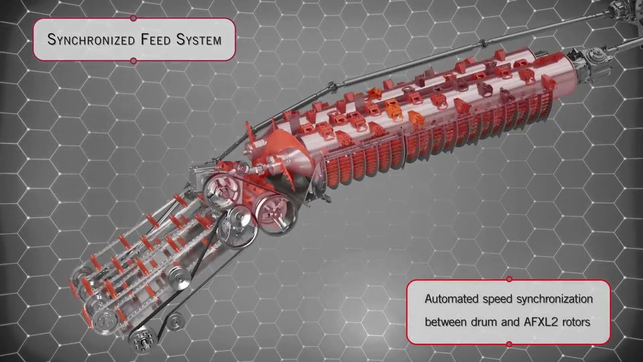 Case IH AF11 Crop Flow Animation How it Works