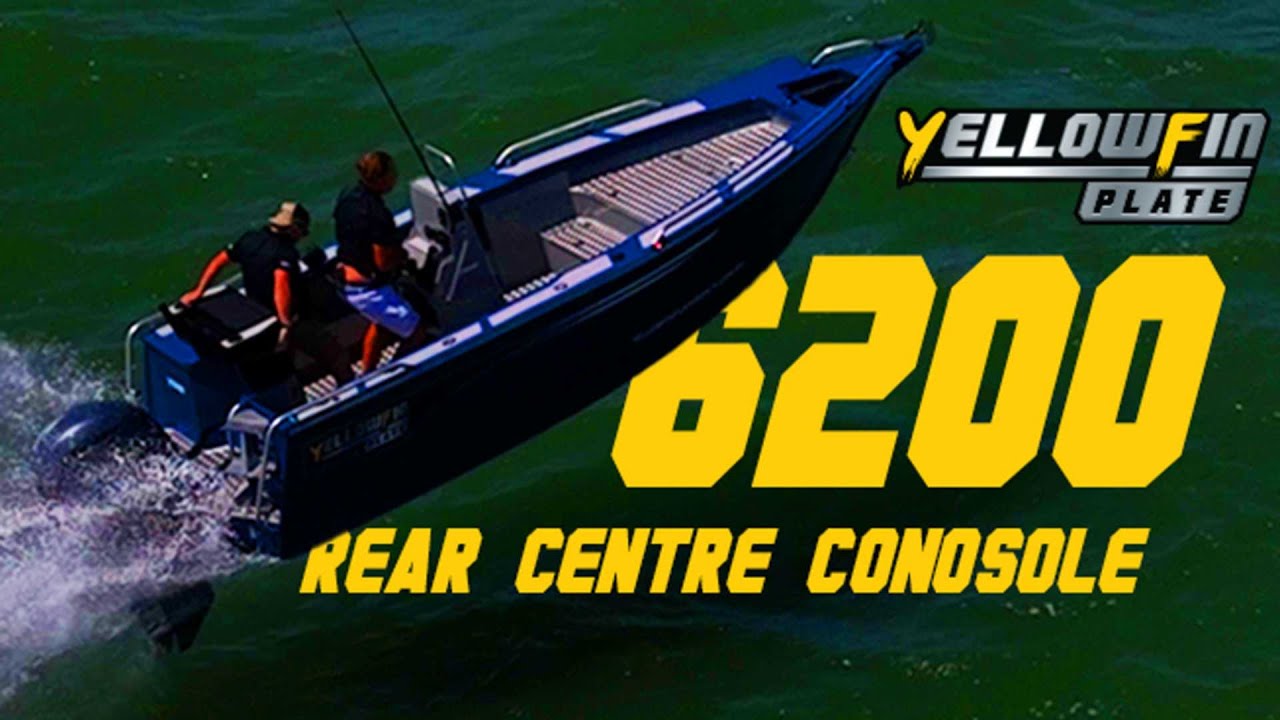 Yellowfin 6200 Rear Centre Console + Yamaha F150hp 4-Stroke