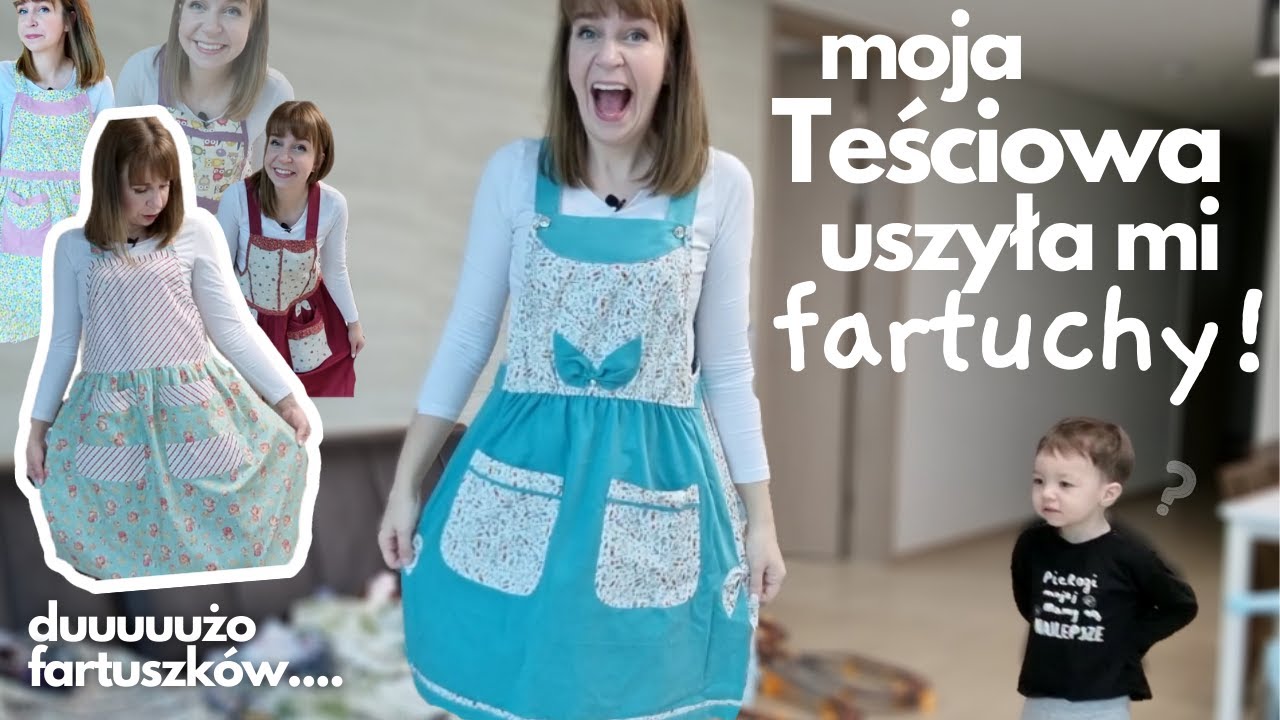 Moja koreańska Teściowa szyje mi takie cuda! Wszystkie moje fartuchy + konkurs