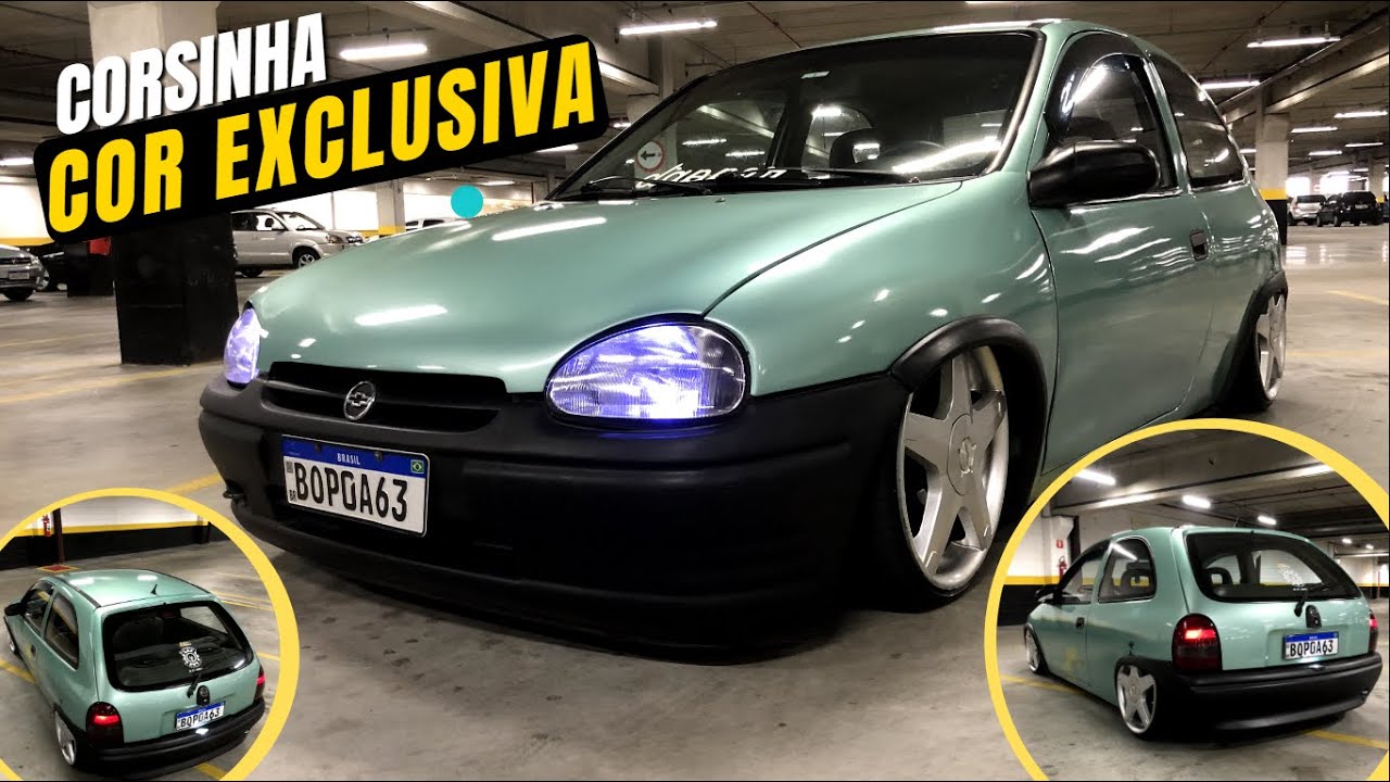 QUE PROJETO INCRÍVEL ESSE CORSA WIND REBAIXADO!! MUITO LINDO... COR DIFERENCIADA E RODAS ARO 17 A...