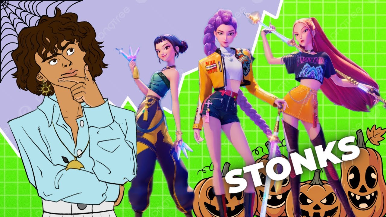 How the HUNTR/X chara design have impacted a halloween costume sale?