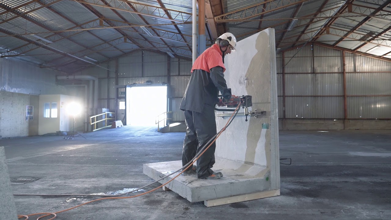 How to transform your Husqvarna power cutter into a wall saw with the WA20 accessory