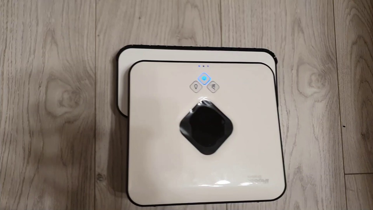 VLOG Обзор робот-полотер IRobot Braava 390t Тайминг сухой и влажной уборки