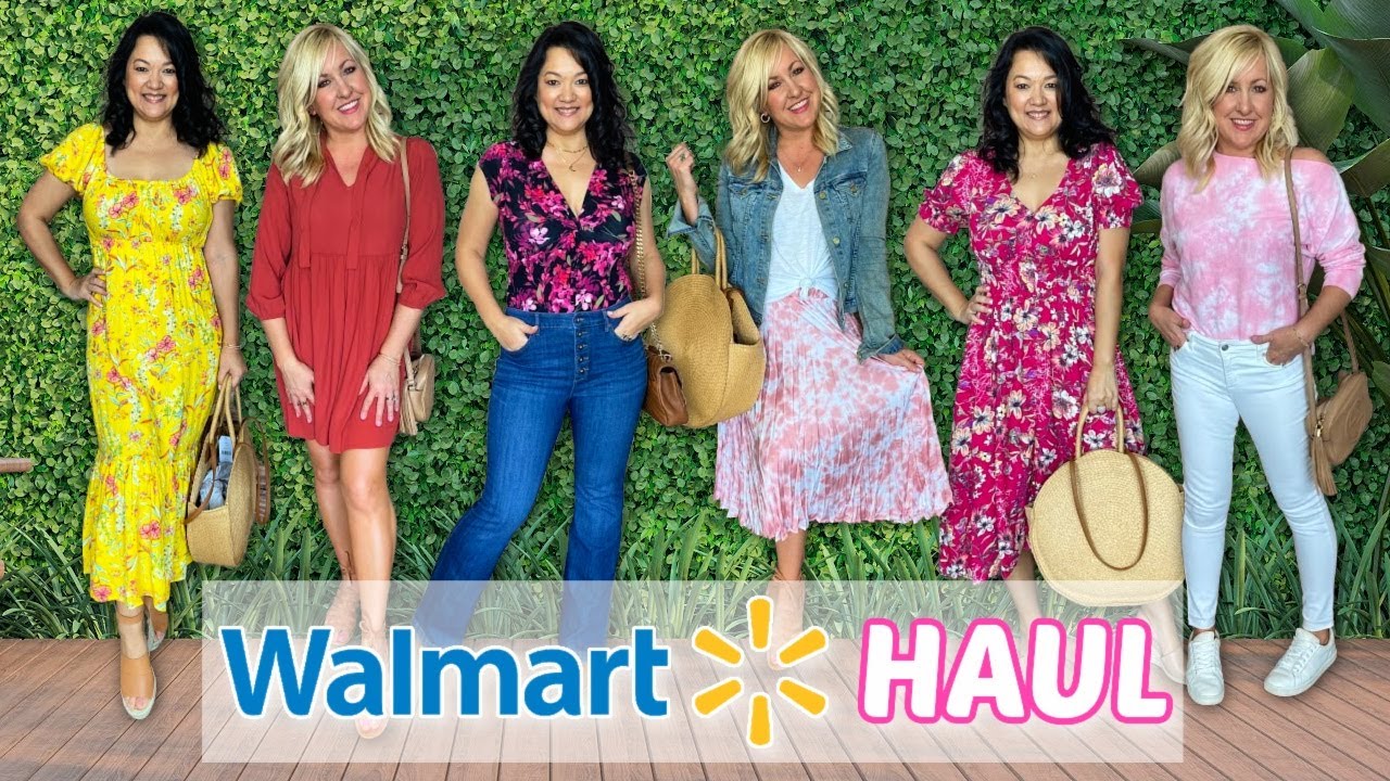 HUGE Walmart Try On Spring Haul | *Affordable* Spring Outfits for Women Over 40