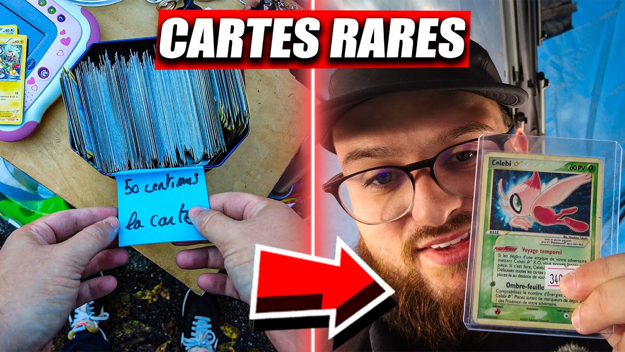 3 BROCANTE MONSTRUEUSE remplie de CARTES POKÉMON RARES ! (J'ai craqué...)