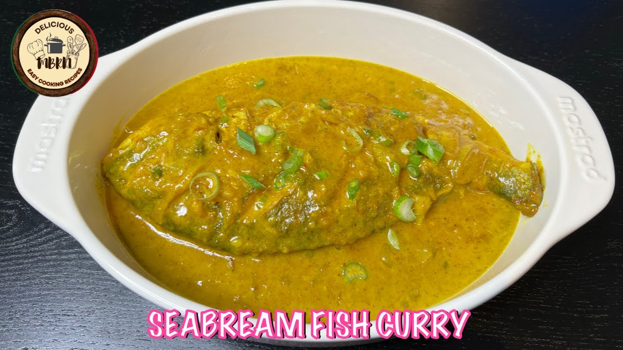 Sea Bream Fish Curry | Easy & Delicious Coconut Curry Recipe !