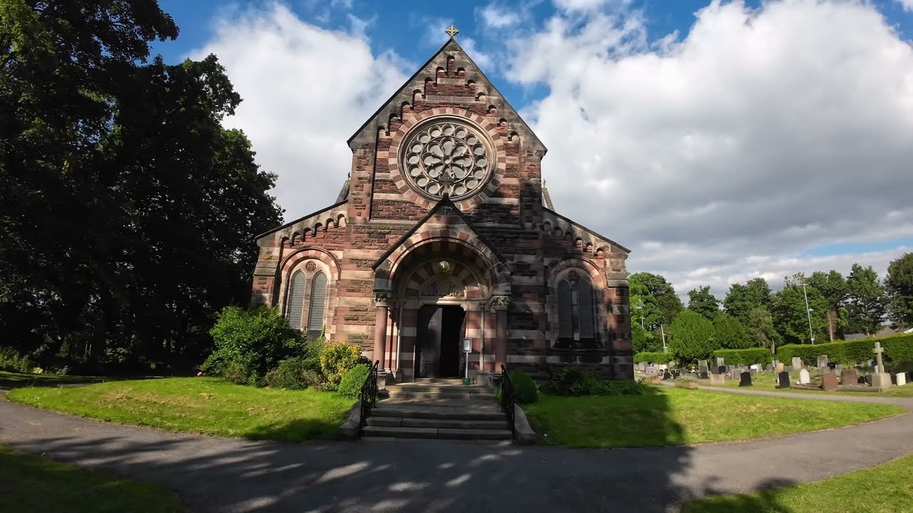 ST PAULS CHURCH, HOOTON , ELLESMERE PORT.  CAMERA/DRONE. #video 86#