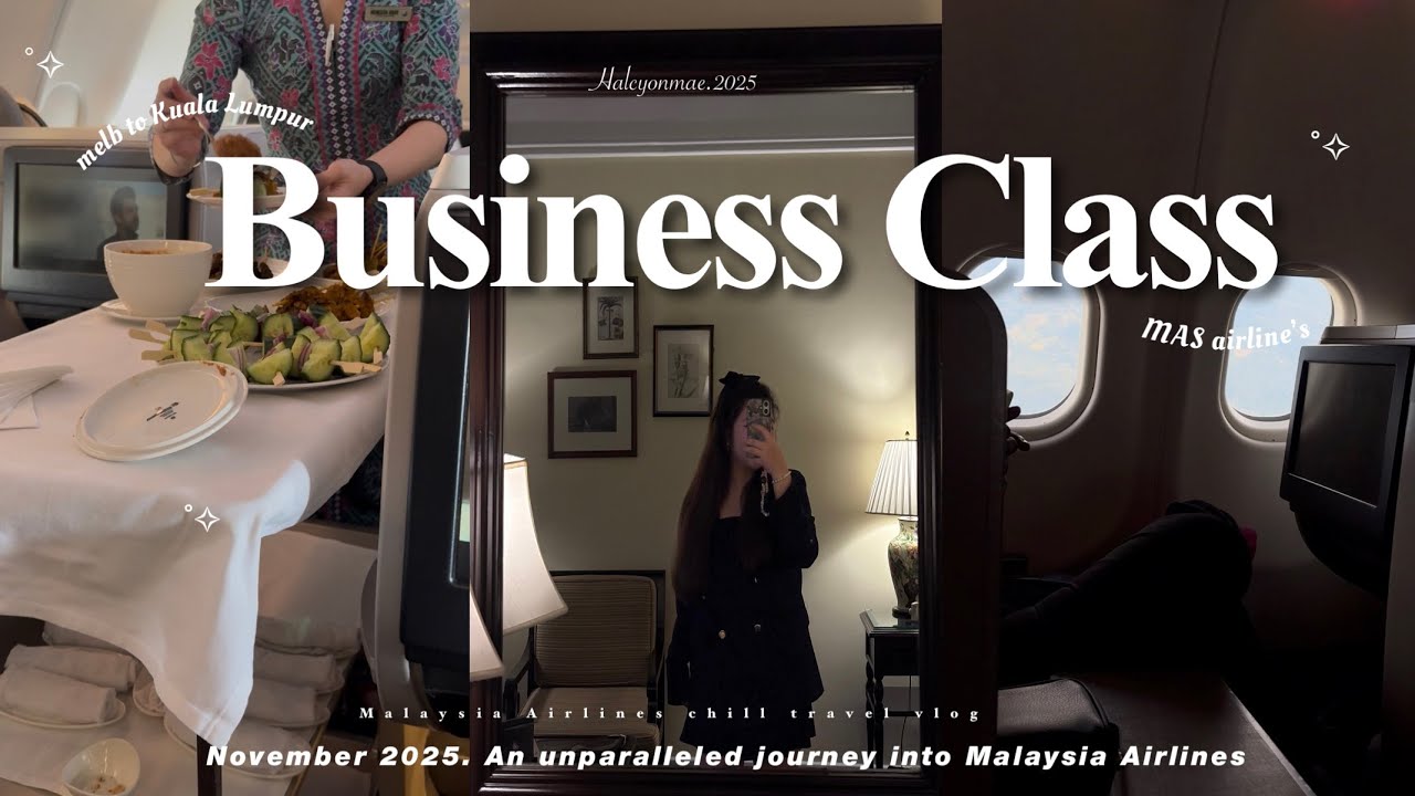 Flying Malaysia Airlines Business Class ✈️ FULL Experience & Honest Review