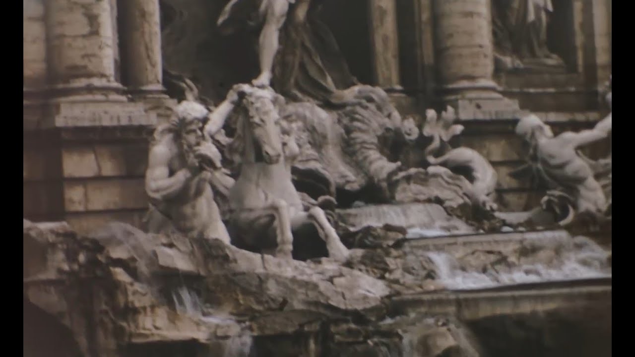 What Rome Looked Like in 1947 (Trevi Fountain)