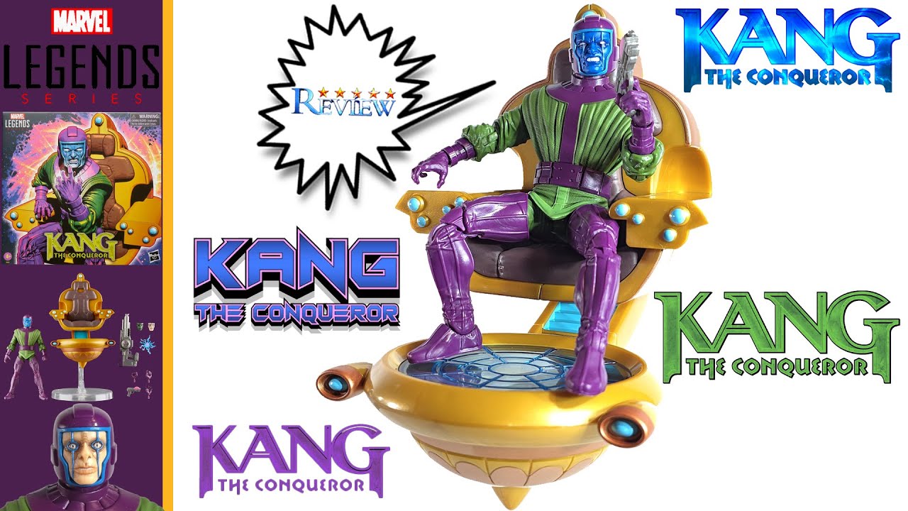 Marvel Legends Deluxe Kang & Time Chair Hasbro pulse Exclusive Action Figure Review
