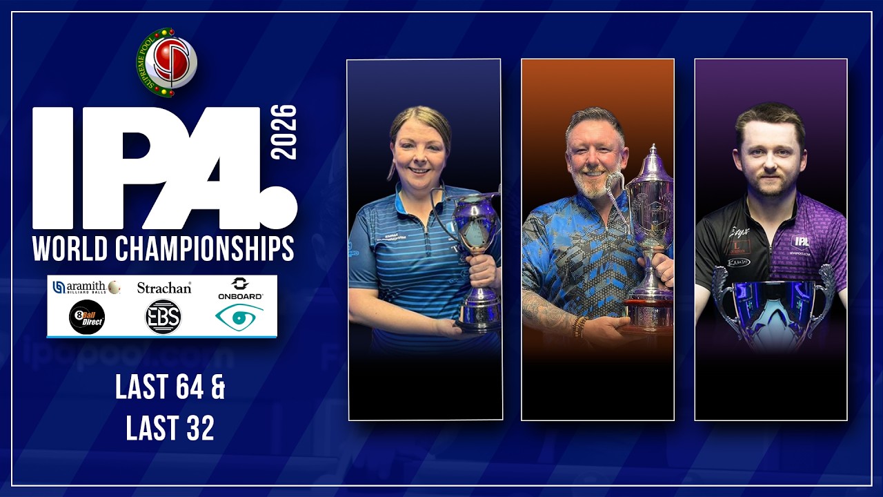 Supreme Tables IPA World Championship 2026 I Last 64 + 32 I Main Table