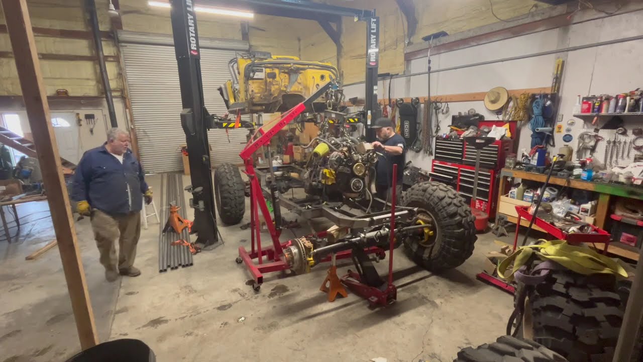 Mocking up drivetrain