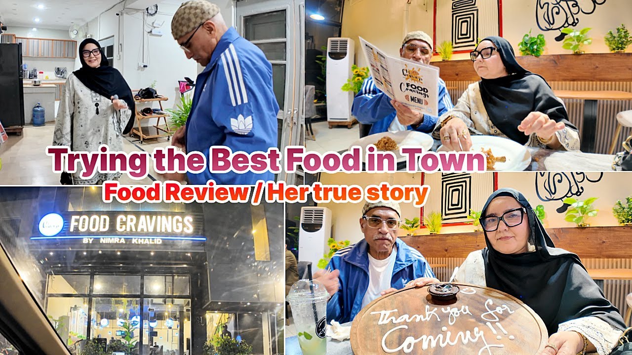 Her True Story 🥹❤️ | Trying the Best Food in Town | Food Review | Her true story 