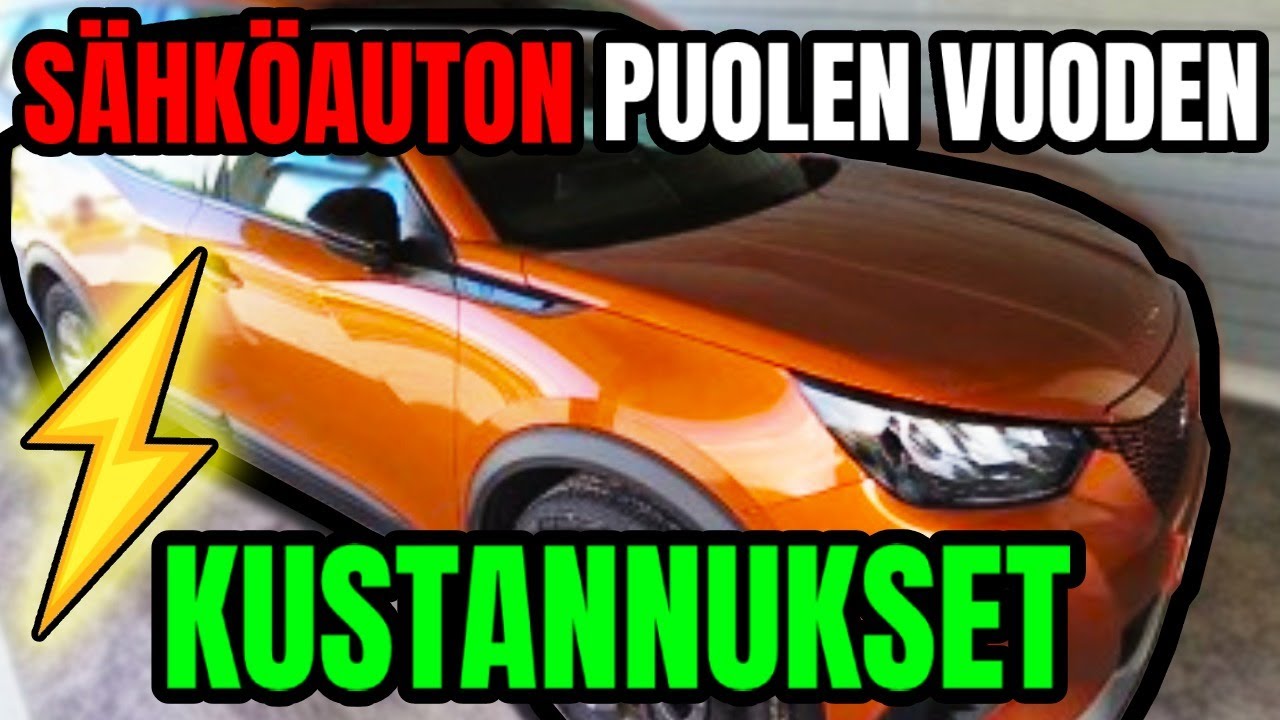 Täyssähköauton (hullupösö) kaikki kustannukset puolessa vuodessa (11 500 km)