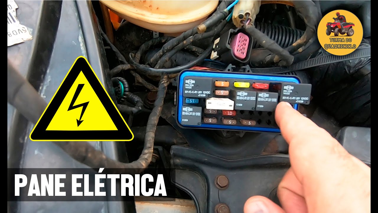 Pane elétrica no quadriciclo (apagou tudo) - Veja como resolvi