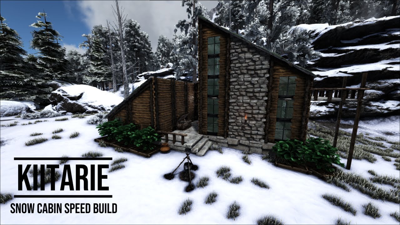 Ark Survival Evolved: Snow Cabin Speed Build