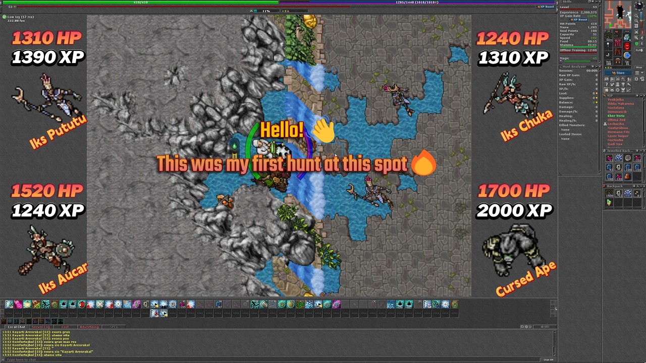 This spot is wild!🗿🦍- #tibia #tibiapvp #tibiammorpg #kanda