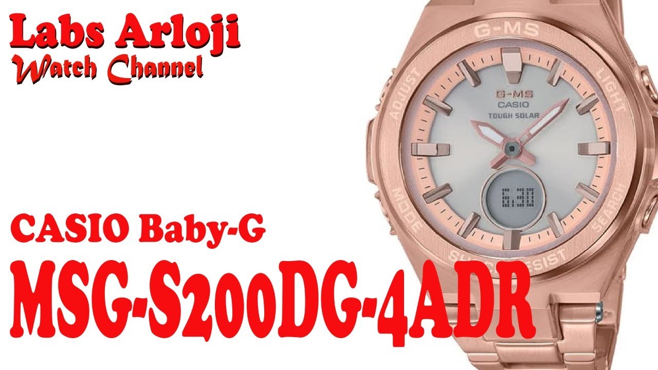 #UNBOXING# Jam Tangan Casio Baby-G MSG-S200DG-4ADR / MSG-S200DG-4A Original