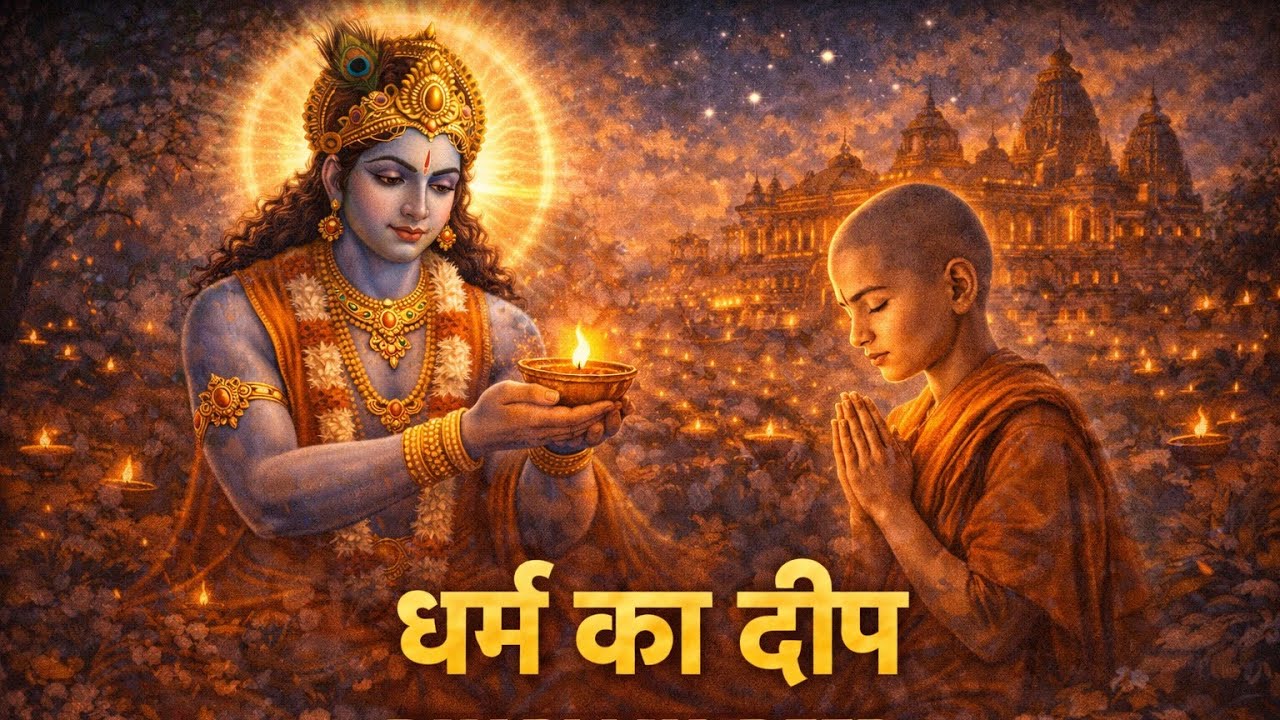 🔱 Dharma Ka Deep | 🪔 Gyaan Ka Aakash | Divine Awakening Song | AtmaRaag ✨