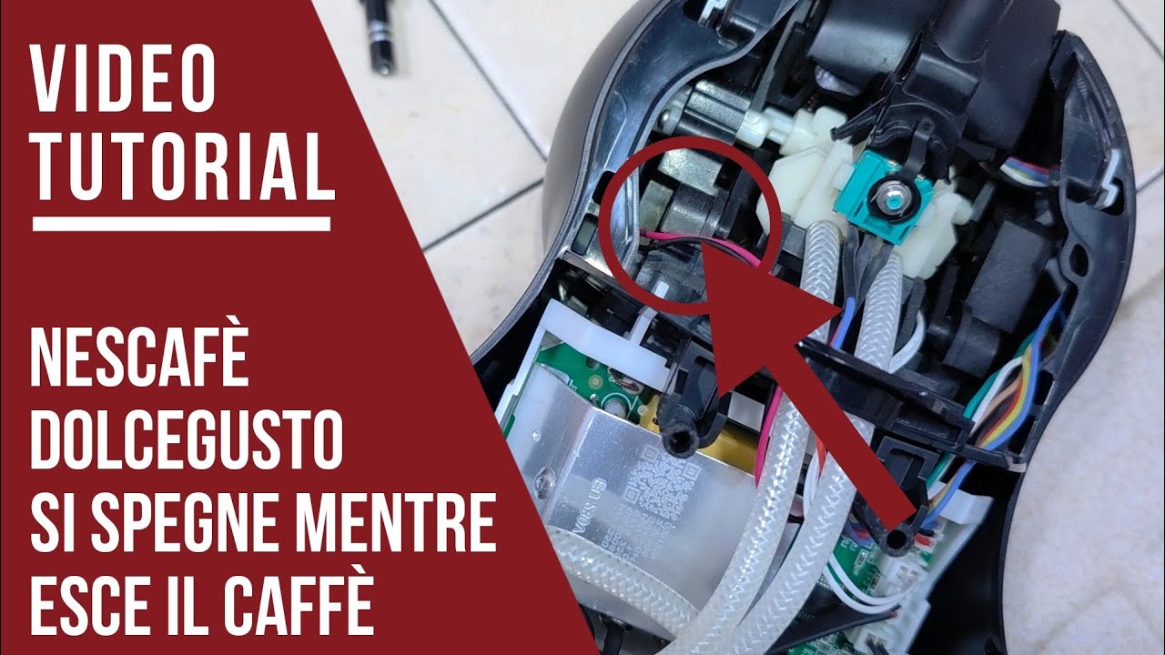 Nescafè Dolcegusto si spegne durante l'erogazione del caffè 