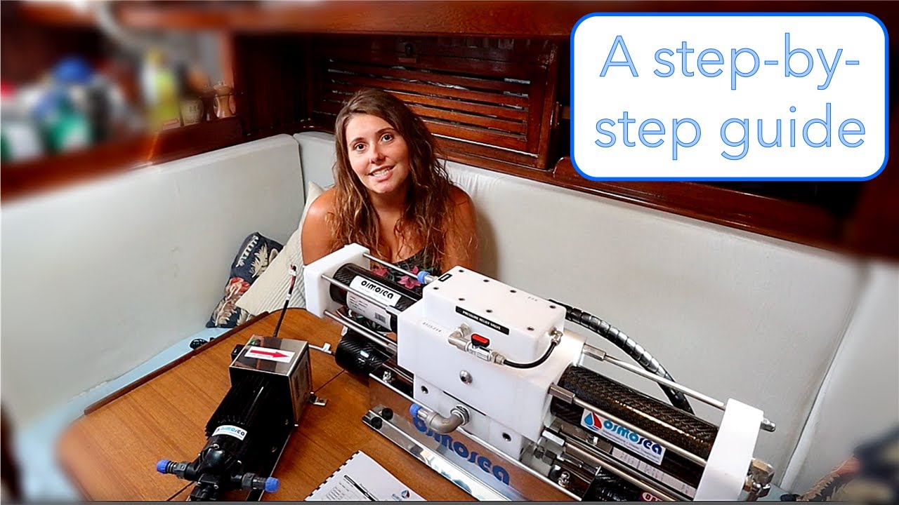 63] Installing A 12V WATERMAKER On A Sailboat | It Runs Off SOLAR ONLY!