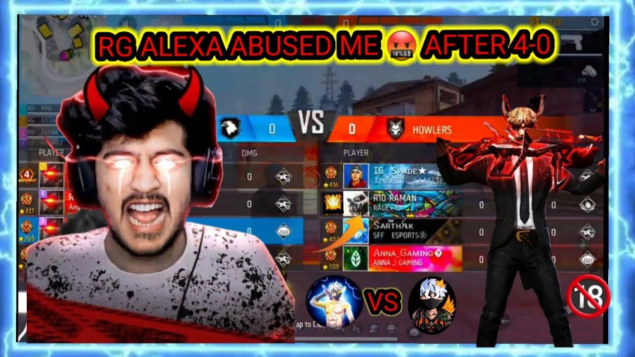 RG ALEXA👺 AND TEAMMATES ABUSED ME ON LIVE 😡 TAKING REVENGE IN MATCH  WATCH TILL END 😂😂