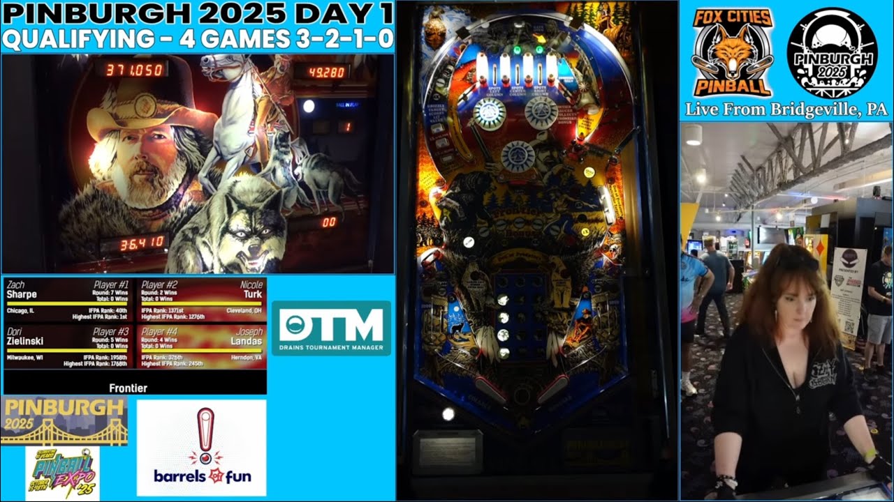 Pinburgh 2025 – Day 1 Qualifying Rounds 1–3