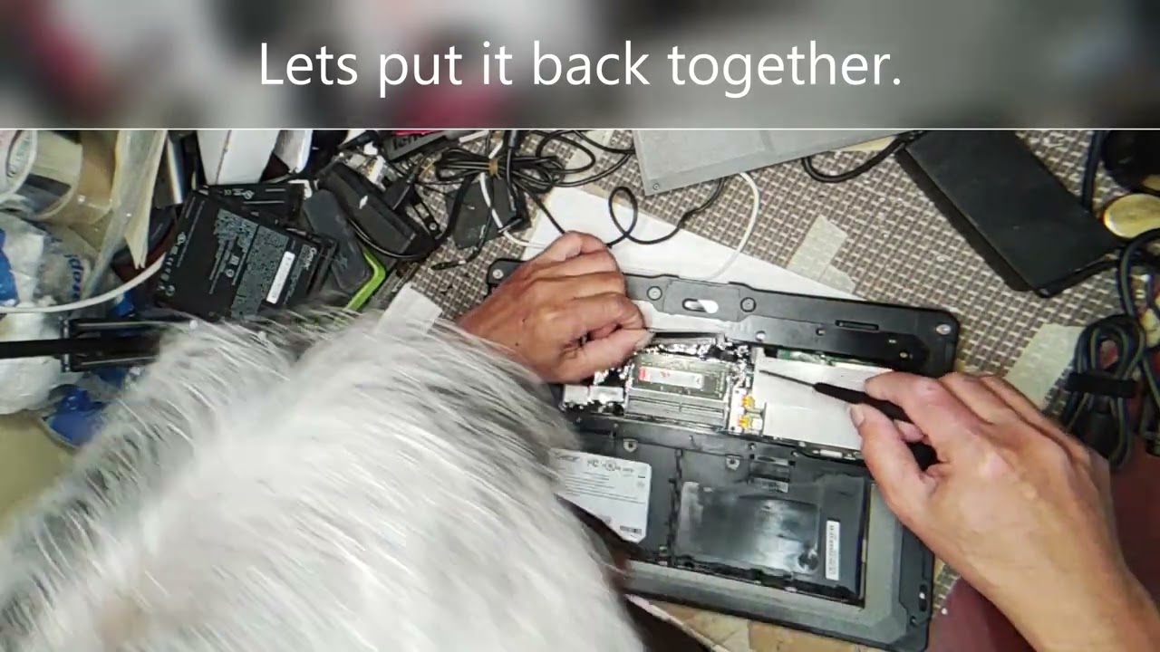 Getac K120, 2 in 1 tablet, bought it for parts or repair. Let's fix it.