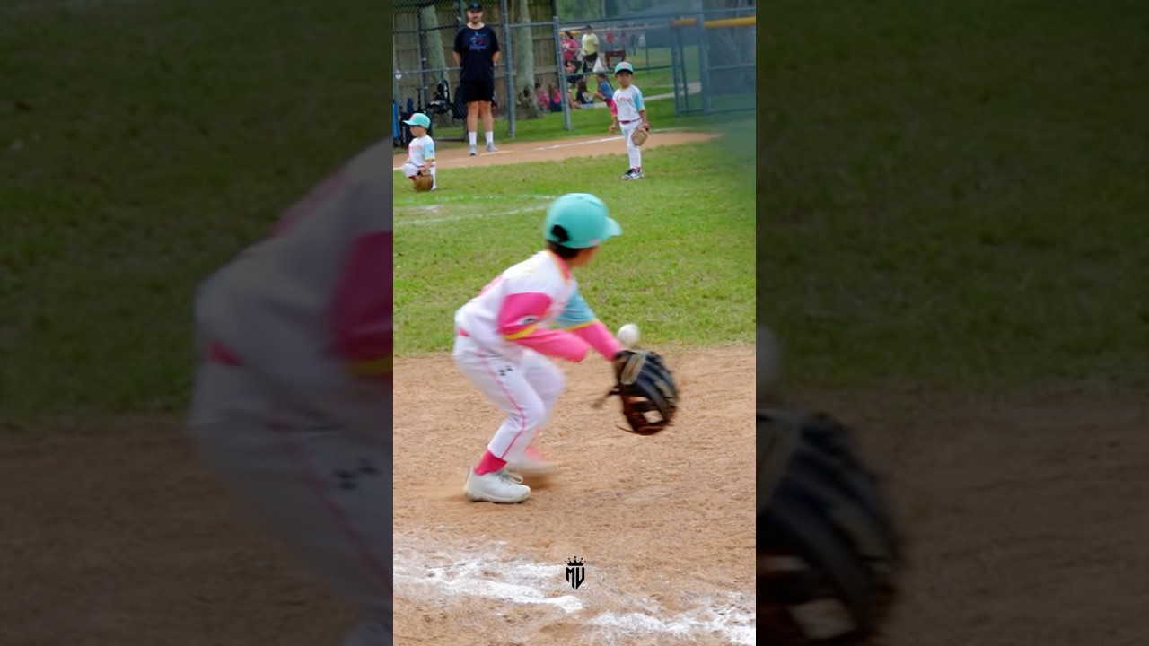 Do 4u players get Gold Glove Awards? ⚾️🏆 #mikeyvisuals #baseball #youthsports #tball