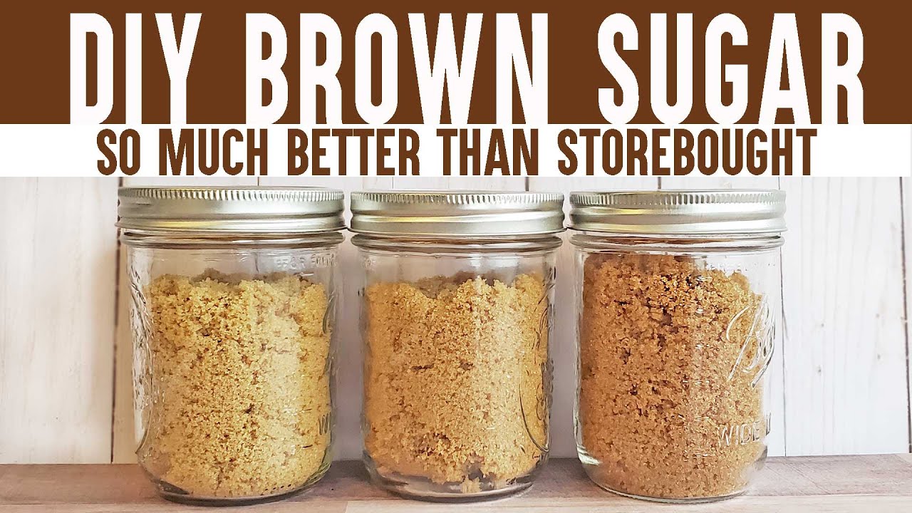 DIY BROWN SUGAR | Make Your Own Pantry Staples = better than storebought!