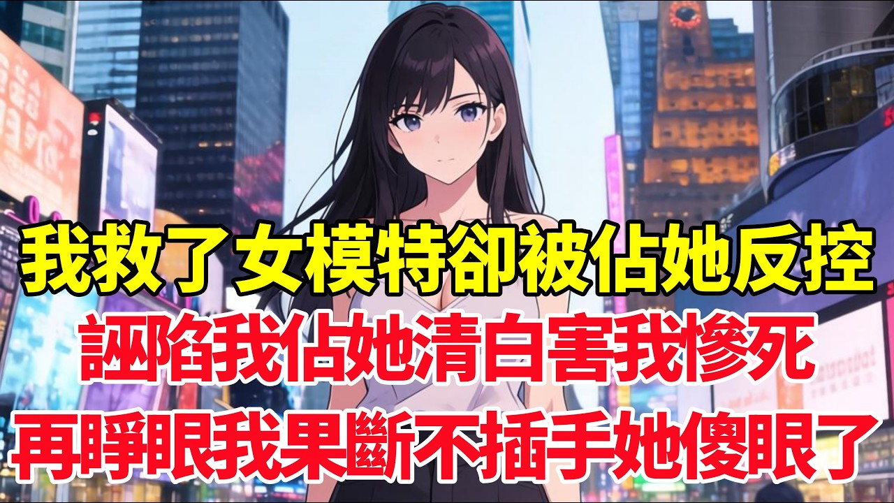 我救了女模特卻被佔她反控，誣陷我佔她清白害我慘死，再睜眼我果斷不再插手她傻眼了！#小说推荐 #一口气看完