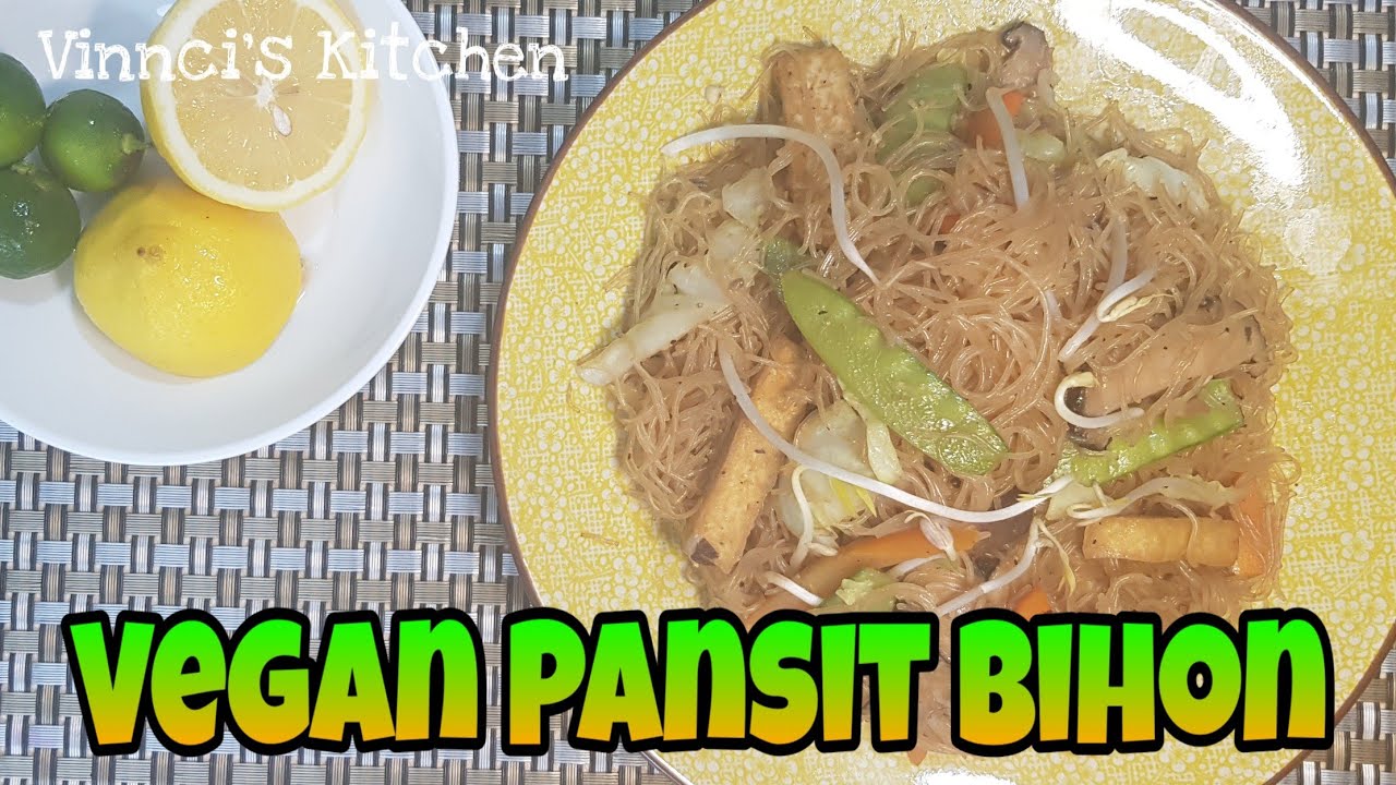 Vegan Pansit Bihon: Vegetarian Stir Fry Rice Noodles Recipe