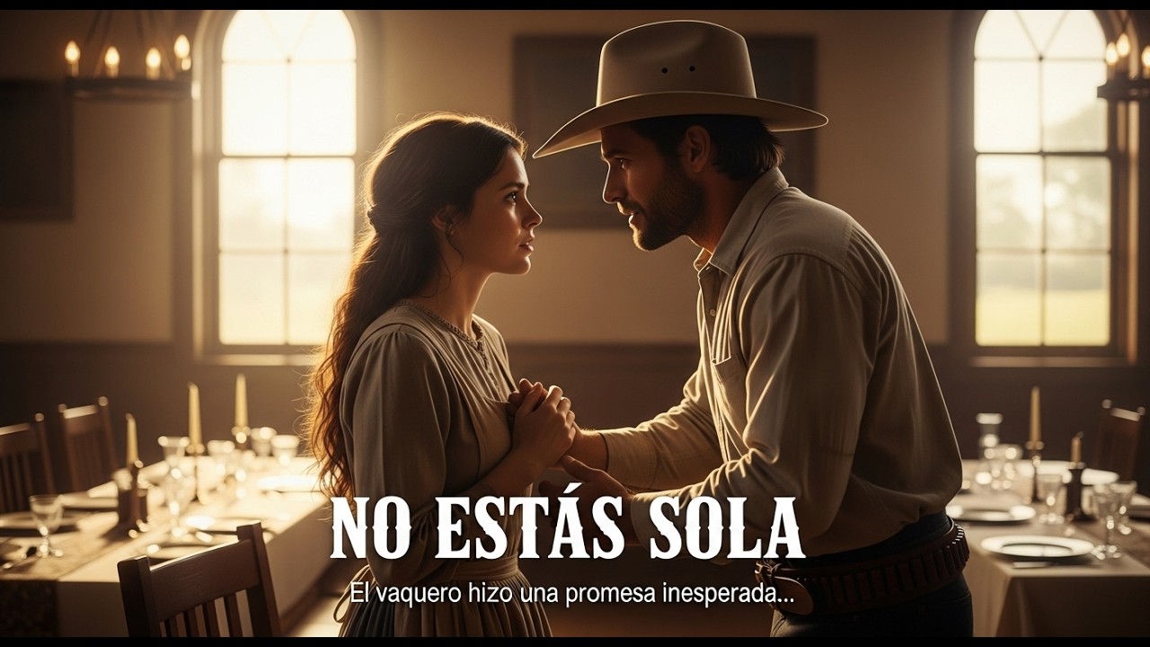 Estaba sentada sola en la cena de la iglesia, cuando el vaquero dijo: «Guárdame un lugar en tu mesa»