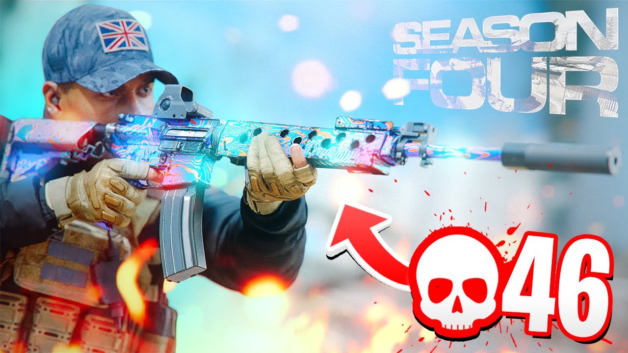 the META SEASON 4 M4A1 SETUP in WARZONE (TOO GOOD)